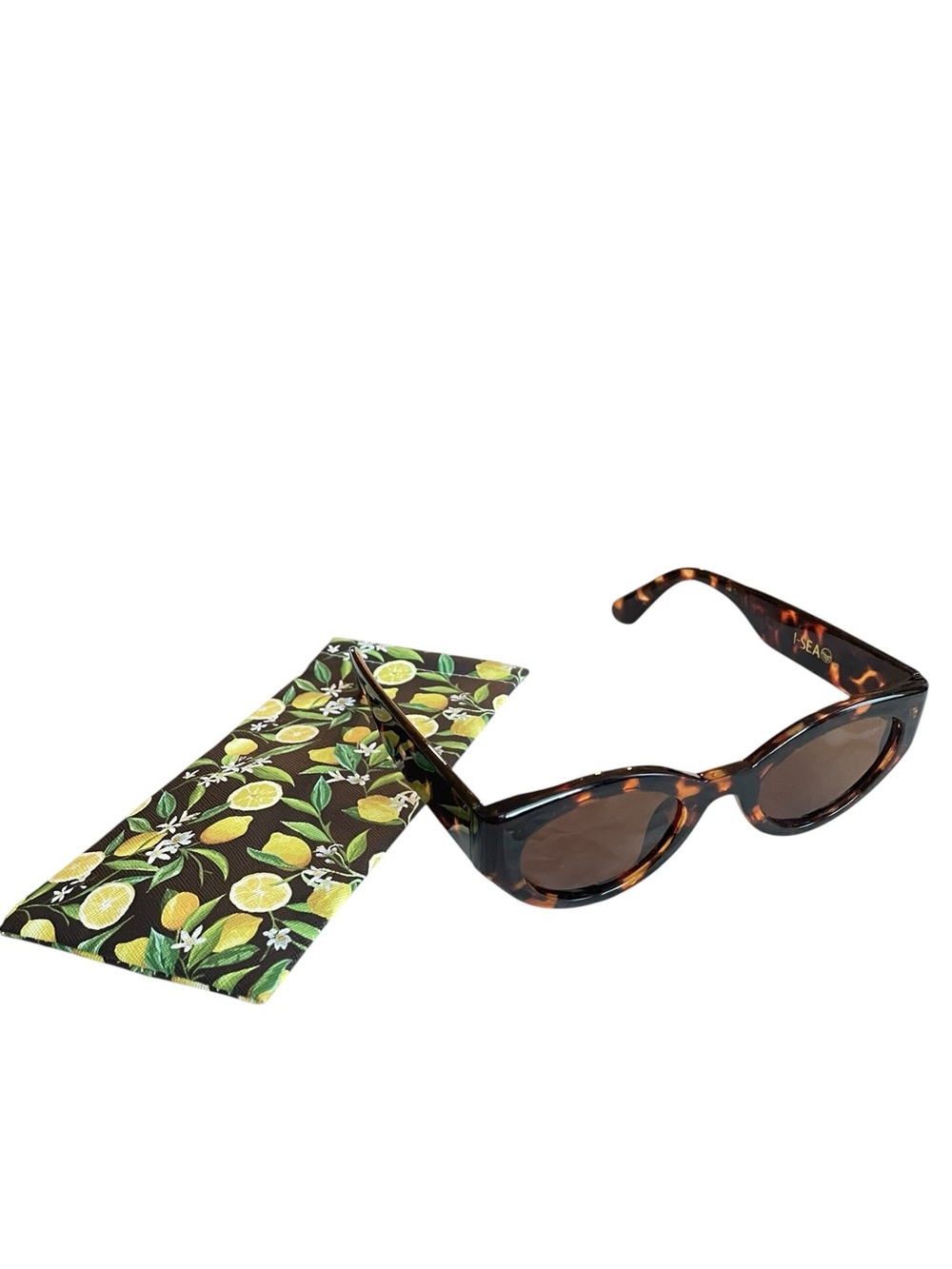 I-Sea Polarized Ashbury Sky Women’s Tortoise Cat Eye Sunglasses & Pouch